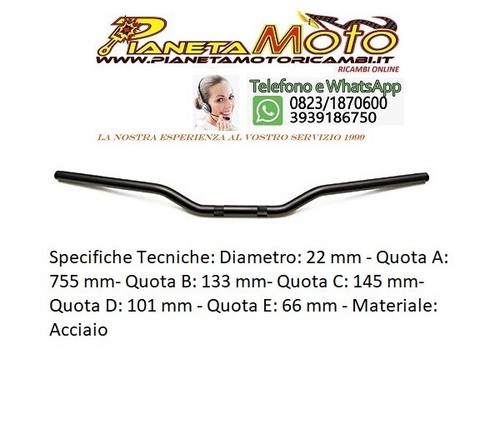 Manubrio accossato bmw - manubrio,