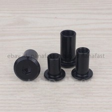 Dado rivetto acciaio nero M3