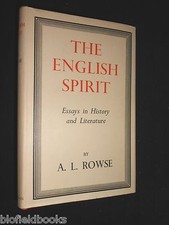 A L Rowse: The English Spirit