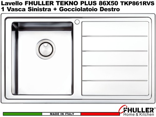 Lavello incasso fhuller tekno - lavello,