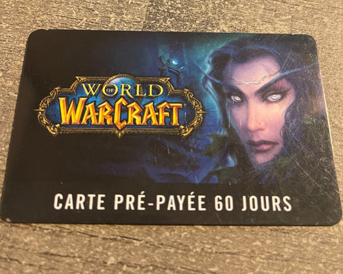 Ancienne carte pre payee - carte, ))