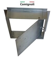 Valvola Rinforzata c/bilanciere x canna fumaria SHUNT quadrata canini stufe cald