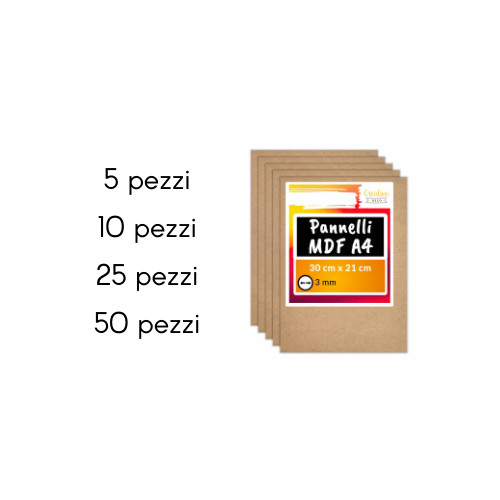 Creative deco mdf pannello - a4,