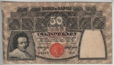 ITALIA REGNO - BANCONOTA LIRE