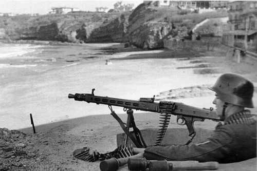 Ww2 mitrailleuse mg - -,