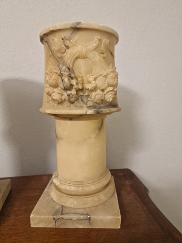 Coppia candelieri antichi - coppia, di