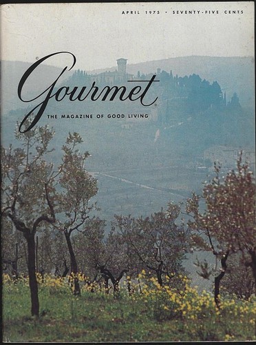 Gourmet magazine april 1975 - april,
