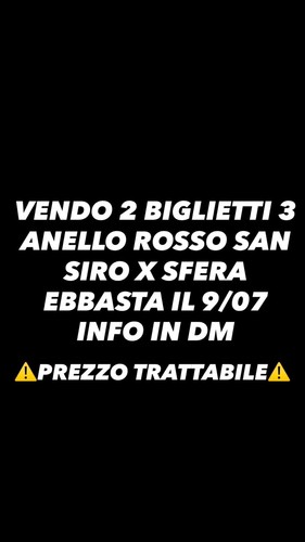 Biglietti concerto sfera - 2,