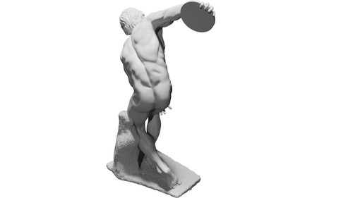Statua discobolo socrate - statua,