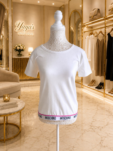 Shirt moschino intimo bianca - t-shirt,