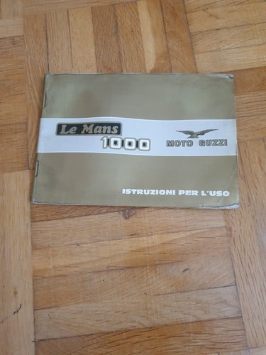 Manuale istruzioni moto guzzi - manuale,