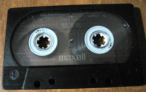 Cassetta audio maxell 46 - cassetta, xl