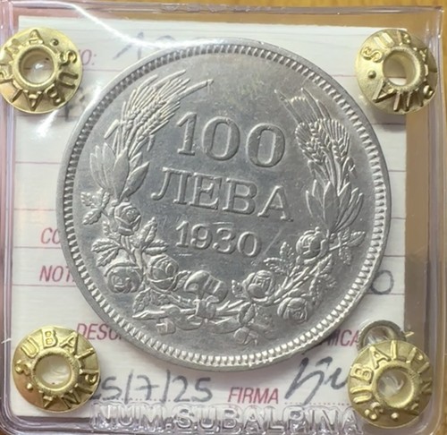 Moneta bulgaria boris iii 100 - boris,