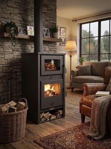 Stufa legna con forno - stufa,