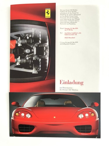 Invito originale ferrari 360 - invito,