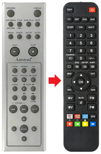 Telecomando adatto per amstrad - telecomando,
