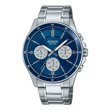 CASIO MTP-1374D-2A3VDF OROLOGIO UOMO ACCIAIO BLU 43mm SOTTOCOSTO
