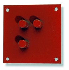 Piastra piegastaffe 25x20 - piastra,