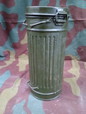 WW2 contenitore maschera antigas tedesca originale    riverniciato     1943