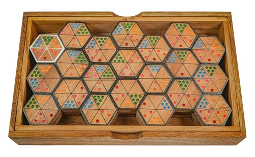 Hexadomino domino esagonale - domino,