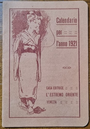 Calendario libretto 1921 - calendario/libretto,