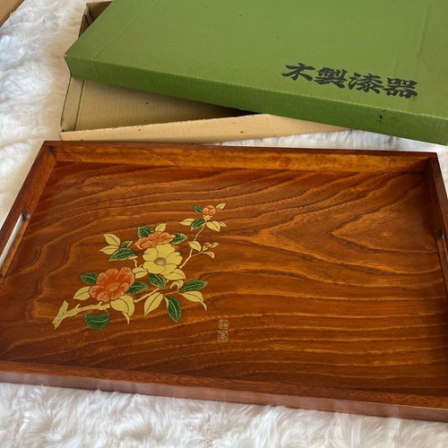 Vassoio legno laccato - in,