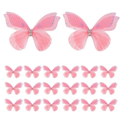 20pcs farfalle organza - 20pcs,