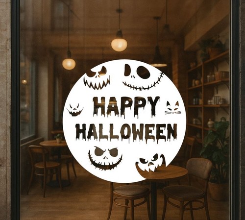 Adesivo per finestra halloween - per,