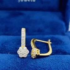 Orecchino clip cerchio huggie