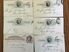 ANTIQUE LAW BOOK ORDER CARDS