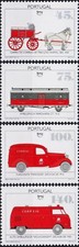 Portogallo 1994 carrozza posta trainata da cavalli ferrovia ambulanza postale camion Mercedes MNH