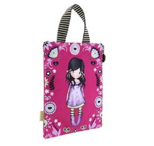 Borsetta,pochette formato 18x24 con zip. You brought me love- Gorjuss