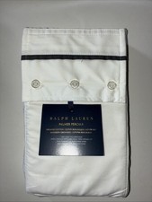RALPH LAUREN PALMER PERCALLE LOFT GRIGIO KING FEDERE COTONE BIOLOGICO 464 TC