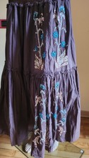  Roberto Cavalli Iconica  Maxi Gonna  Ricamo Long Skirt