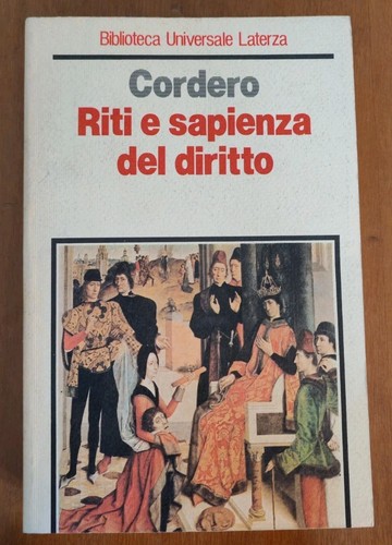 Franco cordero riti - franco, sapienza