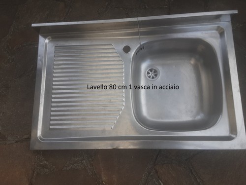 Lavello acciaio inox cm - acciaio,