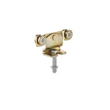 Casco 391 T-70270 Carrello Doppio Asse - Giallo, Acciaio Passivato