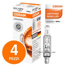 4 Lampade Osram H1 Original
