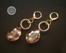 Orecchini pendenti base oro e