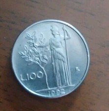 Moneta 100 lire mini 1992 Rara
