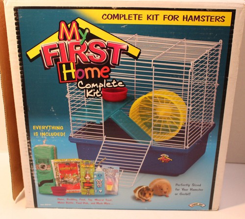 First hamster cage - hamster, comes