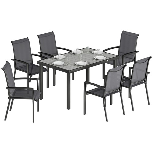 Outsunny set esterno pz - 7,