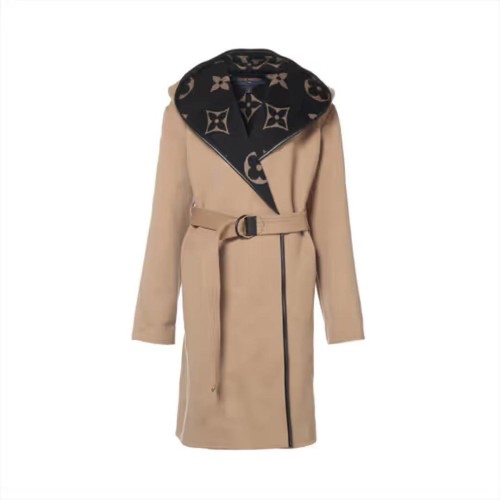 Cappotto lungo con cappuccio