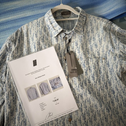 Dior oblique kasuri camicia - kasuri,