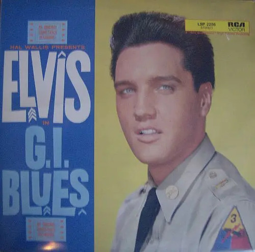Elvis presley blues label - elvis, g.i.