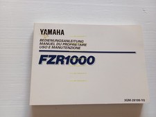 Yamaha FZR 1000 3GM 1992 manuale uso manutenzione libretto italiano originale