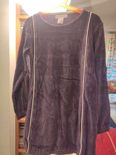 Vestito viola ciniglia 7 - vestito,