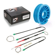 Alzacristalli Set Riparazione Anteriore Sinistro Destro per Ford Focus II Cabrio