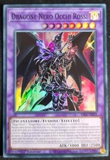 DRAGONE NERO OCCHI ROSSI Super