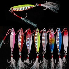 9PCS Metal Jigging Cucchiaio